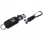 Survival kit with 12 accessories - Black