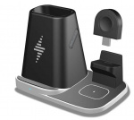 Pen holder with Wireless Qi charging for Smartphone, iWatch, Airpods