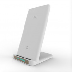 Wireless charger Qi Charging Stand, White