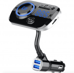 FM transmitter with Bluetooth hands-free with atmospheric lighting