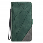 Mobile case with 3 card slots for iPhone 12 Mini, Green. Mobile case with 3 card slots for iPhone 12 Mini, Green.