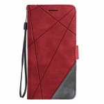 Mobile case with 3 card slots for iPhone 12 Mini, Red. Mobile case with 3 card slots for iPhone 12 Mini, Red.