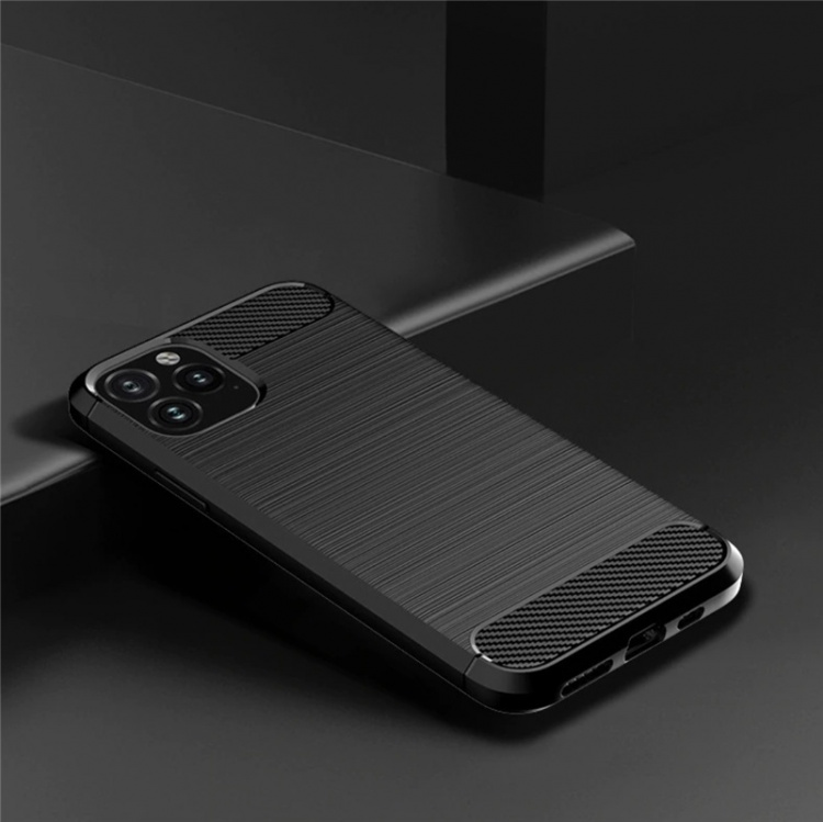 Stylish phone case for iPhone 12 mini, Black