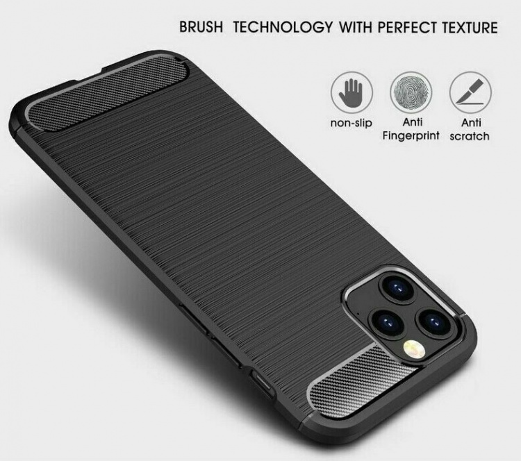 Stylish phone case for iPhone 12 mini, Black Stylish phone case for iPhone 12 mini, Black