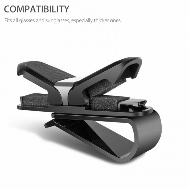 Clip for sunglasses for car, Black