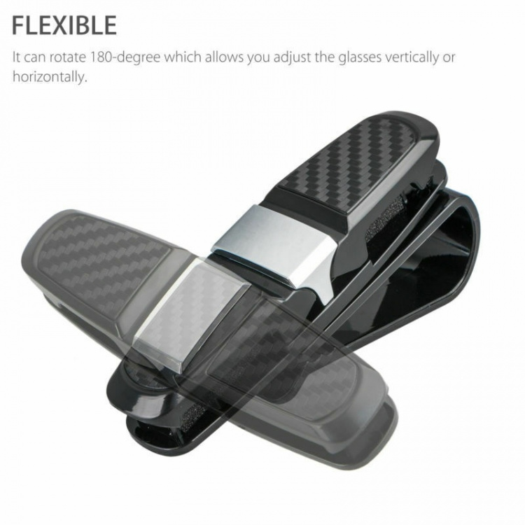 Clip for sunglasses for car, Black
