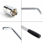 Rim wrench with telescopic handle Rim wrench with telescopic handle
