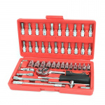 46-piece socket wrench set for car and motorcycle 46-piece socket wrench set for car and motorcycle