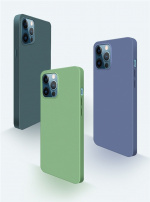 Mobilskal i silikon till iPhone 12 Pro Max, Röd