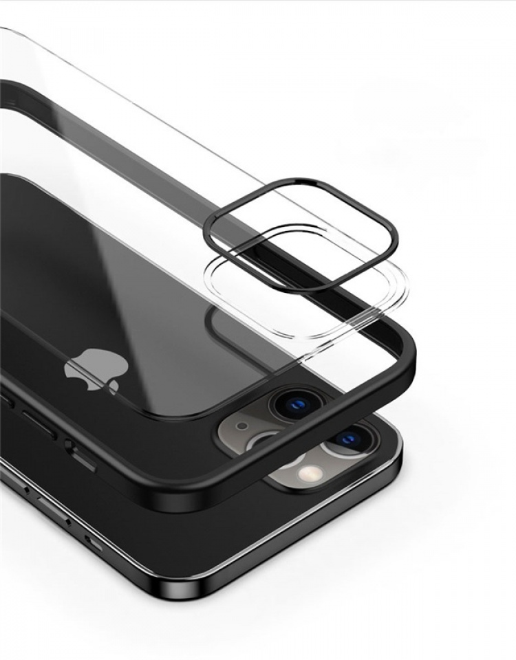 Stylish phone case for iPhone 12 mini, Black Stylish phone case for iPhone 12 mini, Black