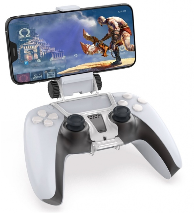 Dobe Mobile holder for PS5 control, White Dobe Mobile holder for PS5 control, White