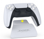 Dobe Stand for PS5 DualSense controller, White