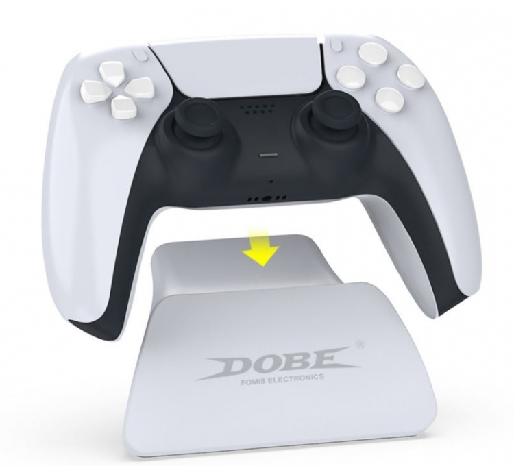 Dobe Stand for PS5 DualSense controller, White
