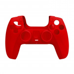 Silicone grip for PlayStation 5 (PS5) controller, Red. Silicone grip for PlayStation 5 (PS5) controller, Red.