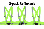 3 pcs Reflective harness/Reflective vest, Yellow