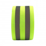 Reflective tape 30x5 cm for ankle or arm, Yellow