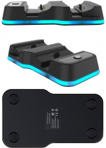 Dual charger for Xbox Series controllers including battery pack