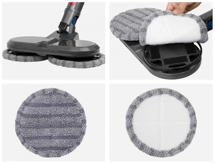 Fiber mop for Dyson V7, V8, V10, and V11 Fiber mop for Dyson V7, V8, V10, and V11