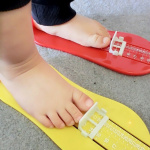 Foot meter for children, Red Foot meter for children, Red