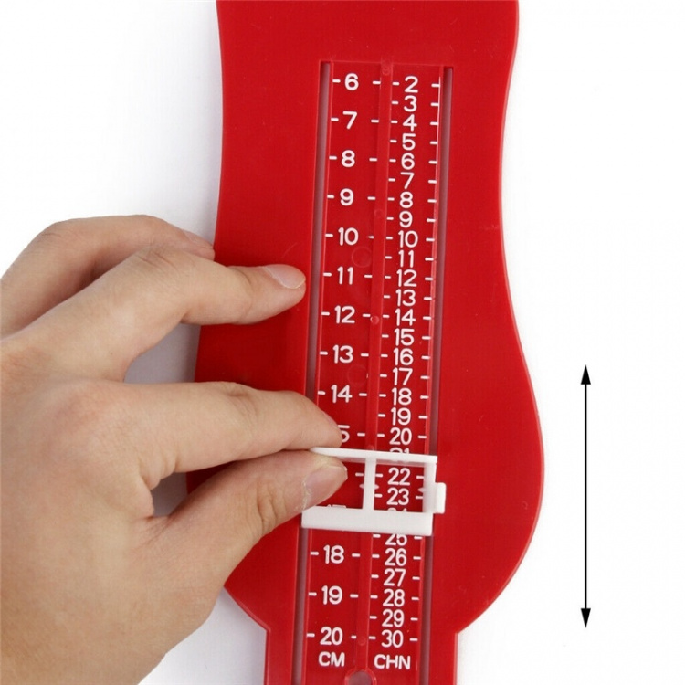 Foot meter for children, Red Foot meter for children, Red