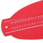 Foot meter for children, Red Foot meter for children, Red