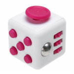 Fidget Cube, White/Pink