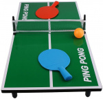 Small ping pong table with accessories