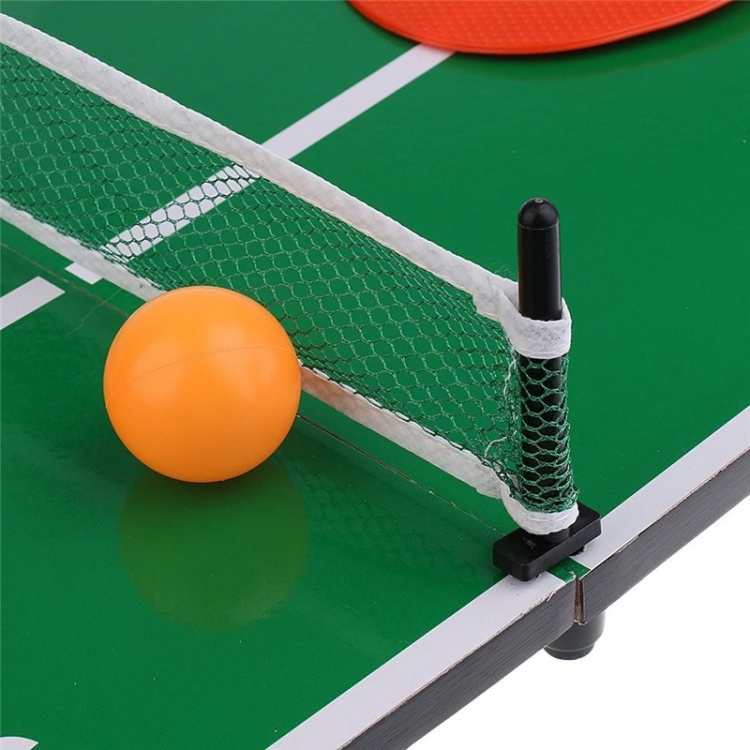 Small ping pong table with accessories