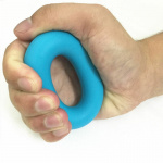 Grip trainer in silicone, Blue