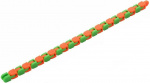 Wacky Tracks Snap and Click Fidget toy, Green/Orange Wacky Tracks Snap and Click Fidget toy, Green/Orange