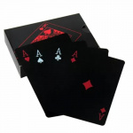 Deck of cards - Poker size, black