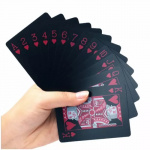 Deck of cards - Poker size, black