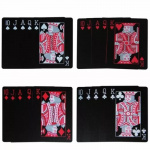 Deck of cards - Poker size, black