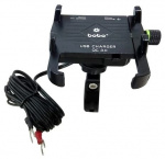 Mobile holder for motorcycle with QC3.0 fast charging Mobile holder for motorcycle with QC3.0 fast charging