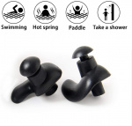 Earplugs for swimming, Black