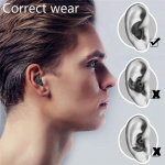 Earplugs for swimming, Black