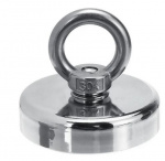 Neodymium magnet 75kg D5, Rope & Gloves