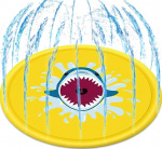 Fountain mat with Shark motif, Yellow Fountain mat with Shark motif, Yellow