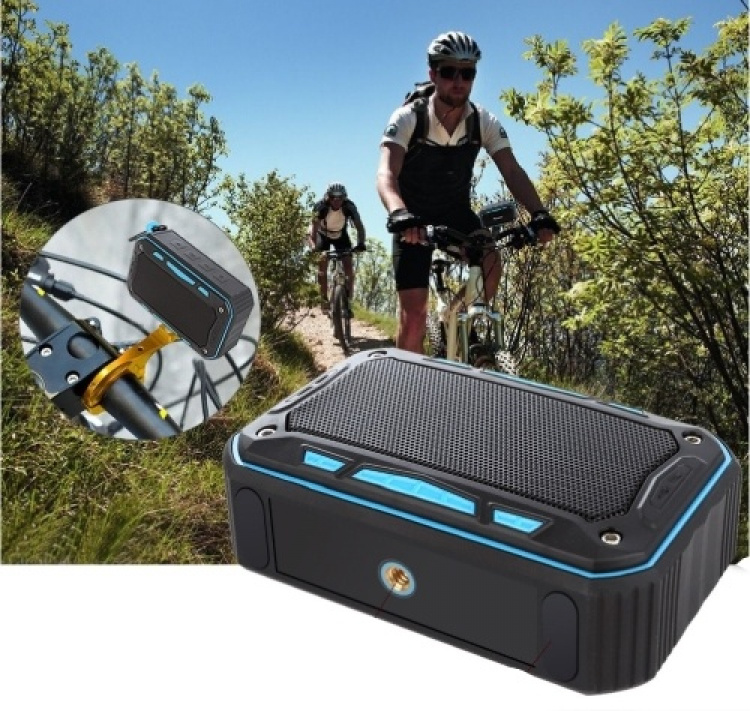 Water Resistant Speaker with Carabiner and Bike Mount Water Resistant Speaker with Carabiner and Bike Mount
