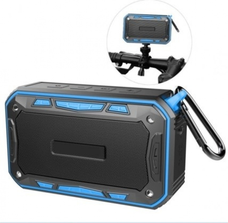 Water Resistant Speaker with Carabiner and Bike Mount Water Resistant Speaker with Carabiner and Bike Mount