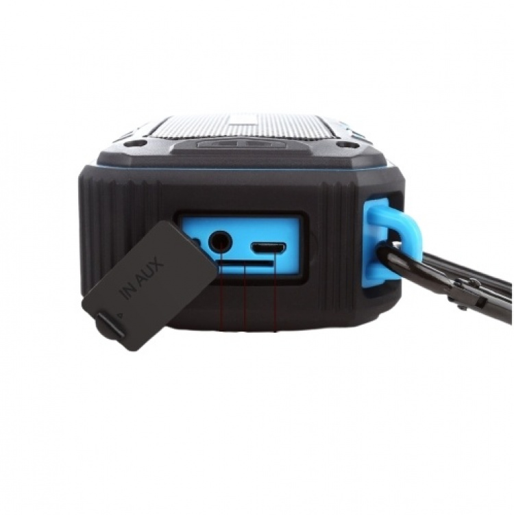Water Resistant Speaker with Carabiner and Bike Mount Water Resistant Speaker with Carabiner and Bike Mount