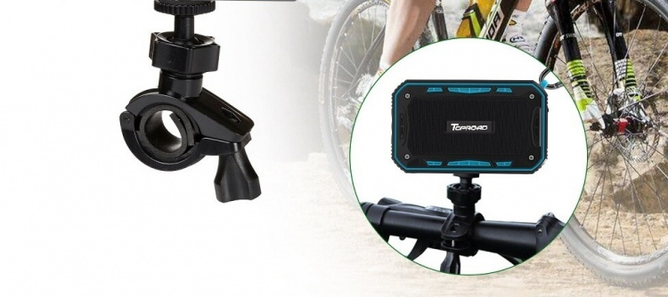 Water Resistant Speaker with Carabiner and Bike Mount Water Resistant Speaker with Carabiner and Bike Mount