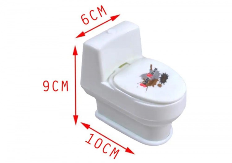 Splashing joke toilet Splashing joke toilet