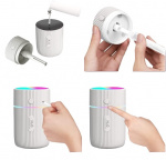 Humidifier with LED lights, White