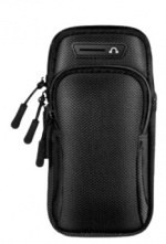 Arm bag with headphone input, Black Arm bag with headphone input, Black