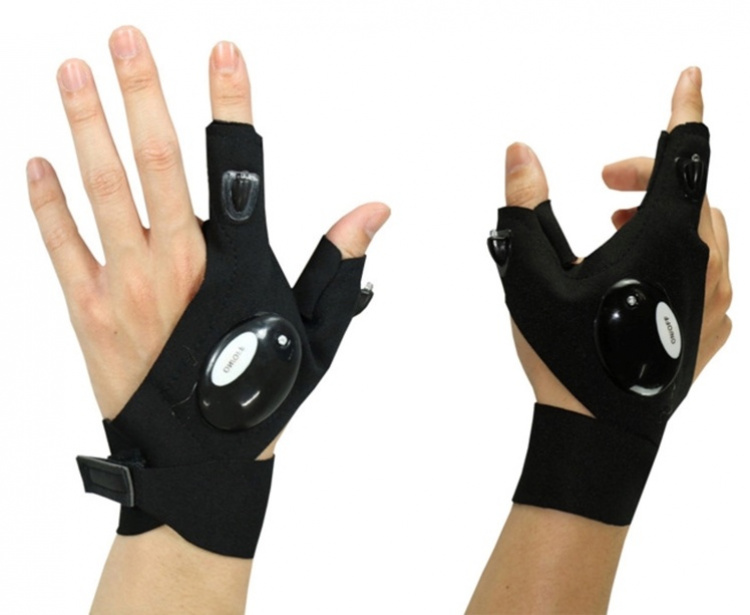 Flashlight glove