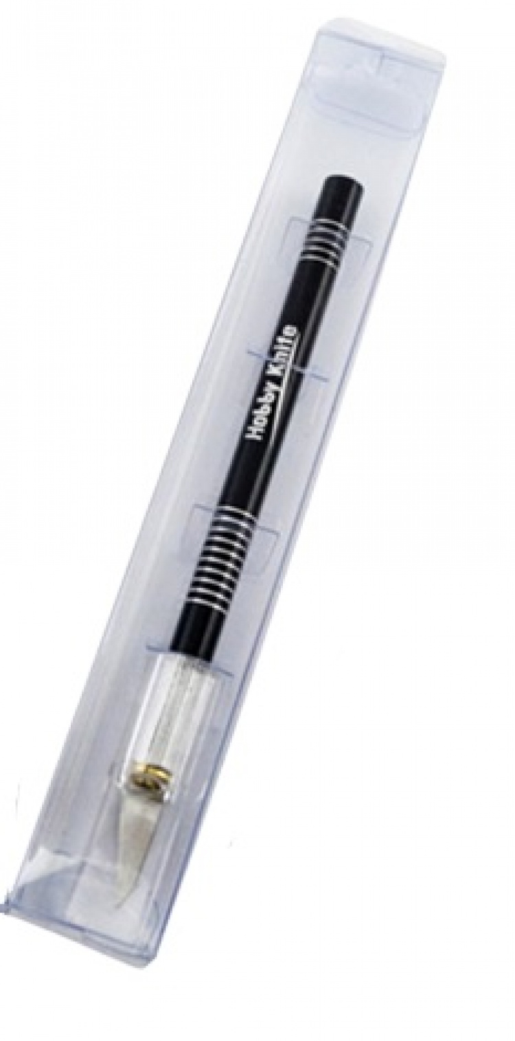 Hobby knife in aluminum, Black Hobby knife in aluminum, Black