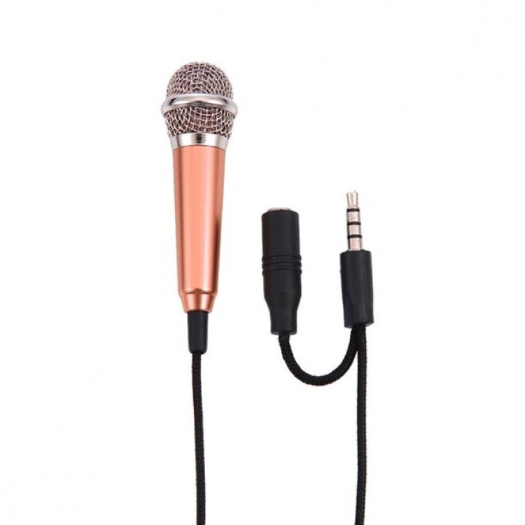 Mini microphone, Rose gold Mini microphone, Rose gold