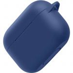 Silicone shell with hook for Airpods Pro, Blue Silicone shell with hook for Airpods Pro, Blue