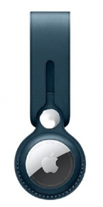 PU leather case for Airtag, Blue PU leather case for Airtag, Blue